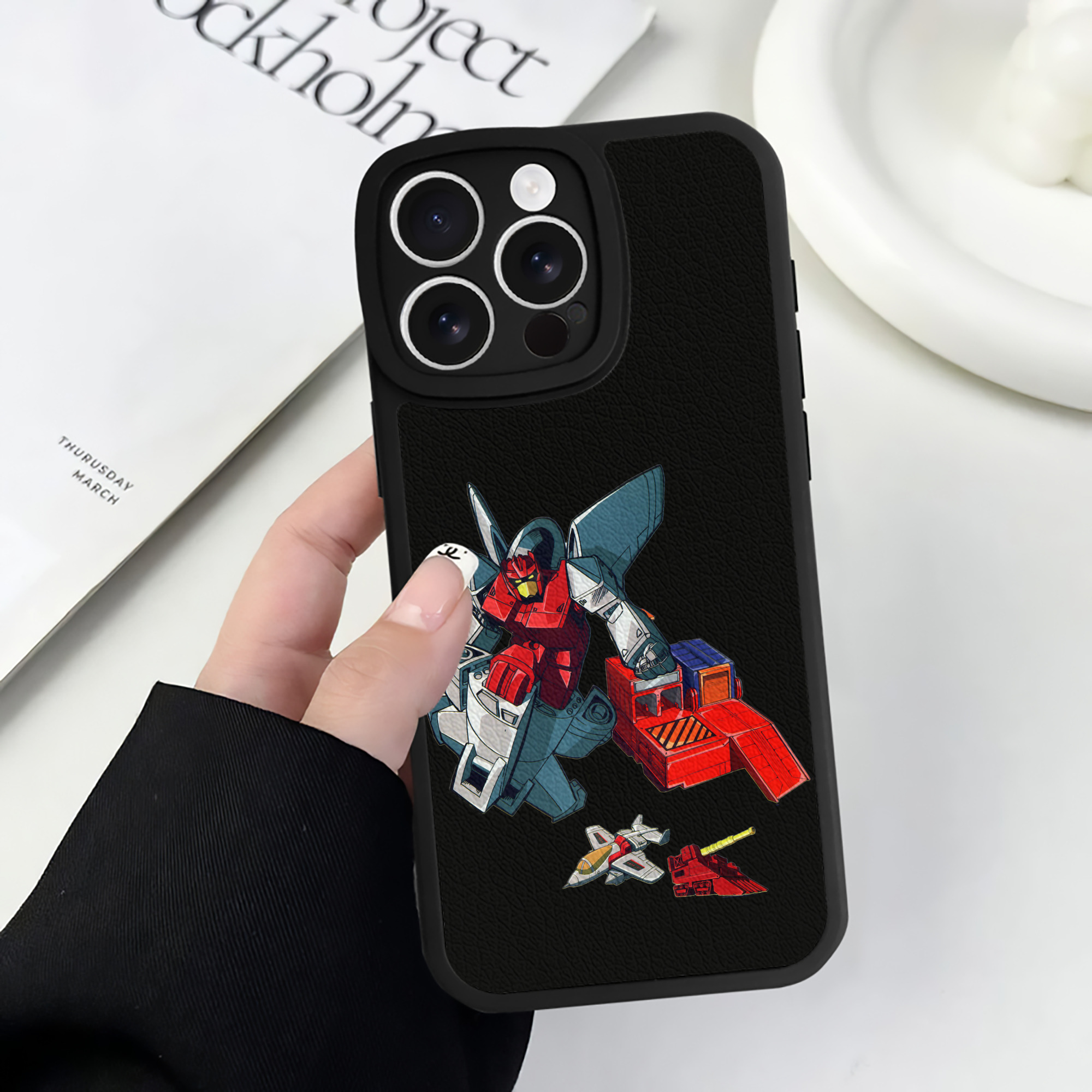 （画像用）  【iPhone 16シリーズ対応】シリコンスマホケース（レザー調） 材質：シリコン